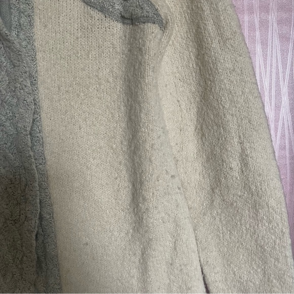 Women’s Prana Cream Angelica Duster Knit Tunic Cardigan Sweater Size Large - Picture 5 of 5